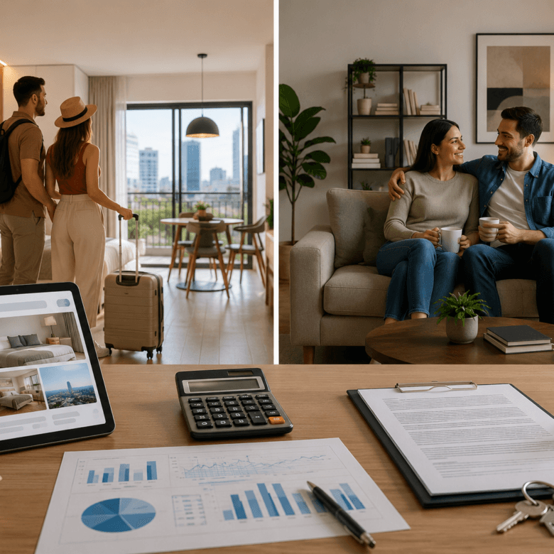 Analyse du rendement locatif au Paraguay par Aura Capital Comparaison entre location courte durée et location longue durée pour un appartement au Paraguay